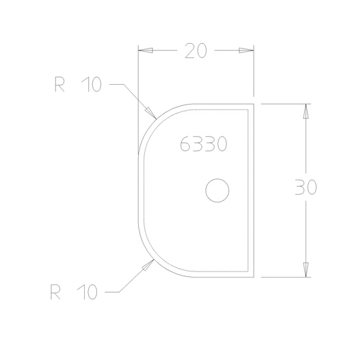 PLAQ.DOUBLE CONGE R10 
