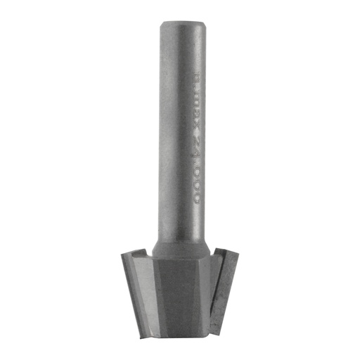 Mèche à affleurer Diamant Chanfrein 15° Ø18 LC.10 LU.10 LT.45 Q6 Z2 Rlmt.à l'extrémité Rot.Droite 