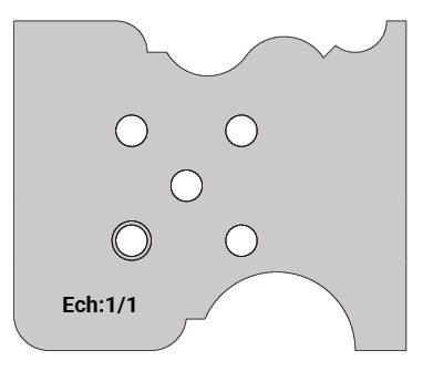 Jeu de 2 lames Rotoprofil   HSS   Louis XIII 