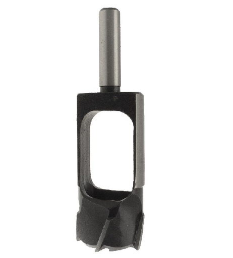 Mèche à bouchon Acier Ø15 LU.80 LT.140 Q13 Cylindrique Z4 Rot.Droite 