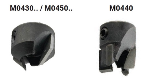 Fraisoir amovible pour queue Ø10 HW Brasé 90° d11 à 12 Ø16 LT.16.5 Z2 Rot.Droite 