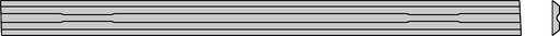 Plaquette rabot portatif   HW  Long. 82  Larg. 5.5  Ep. 1.1 