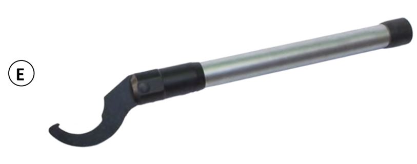 Clé de serrage dynamométrique Ecrou EOC25 (GRS25) (Standard ou à roulement) Long.380 