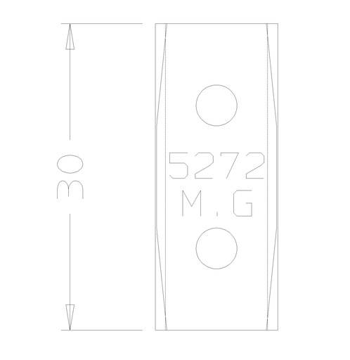 PLAQ. 30X12X1.5 CB COMPENSEE SPECIALE MELAMINE