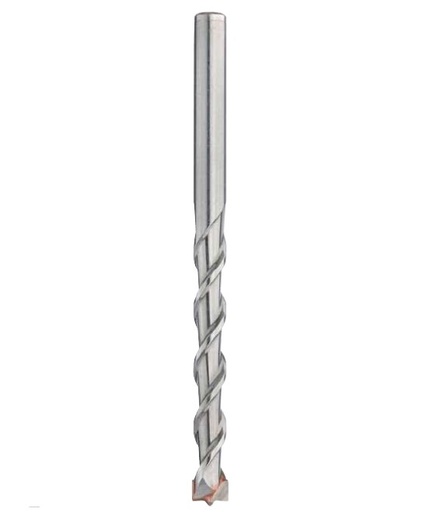 Foret multi-matériaux   HW brasé   Pointe centreuse  Ø 6  LU. 55  LT. 100  Q 6   Cylindrique  Z 2  Rot. Droite 