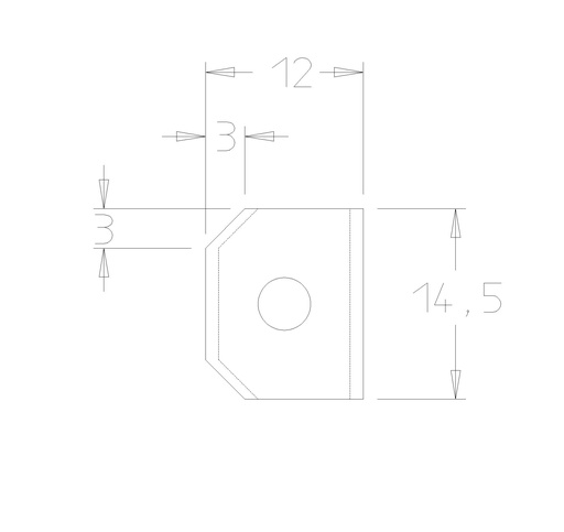 PLAQ CARB. ELEGIE DE 8mm 